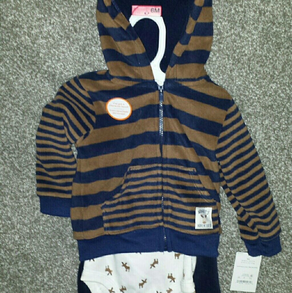 Three piece 6 month boy outfit
